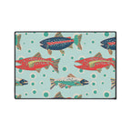 Heavy Duty Floor Mat - Tulip Lake Lodge Trout