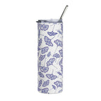 Lavender Gingko Stainless Steel Tumbler, 20oz