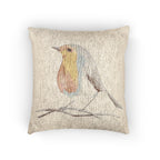 Robin Woven Throw Pillow
