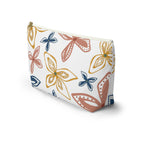 Geo Flowers Accessory Pouch