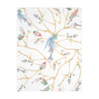Chinoiserie Velveteen Microfiber Blanket