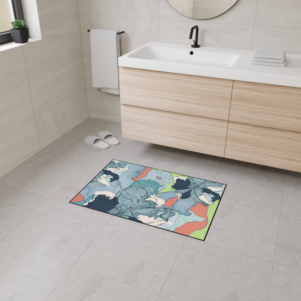 Heavy Duty Floor Mat - Lime Carmine