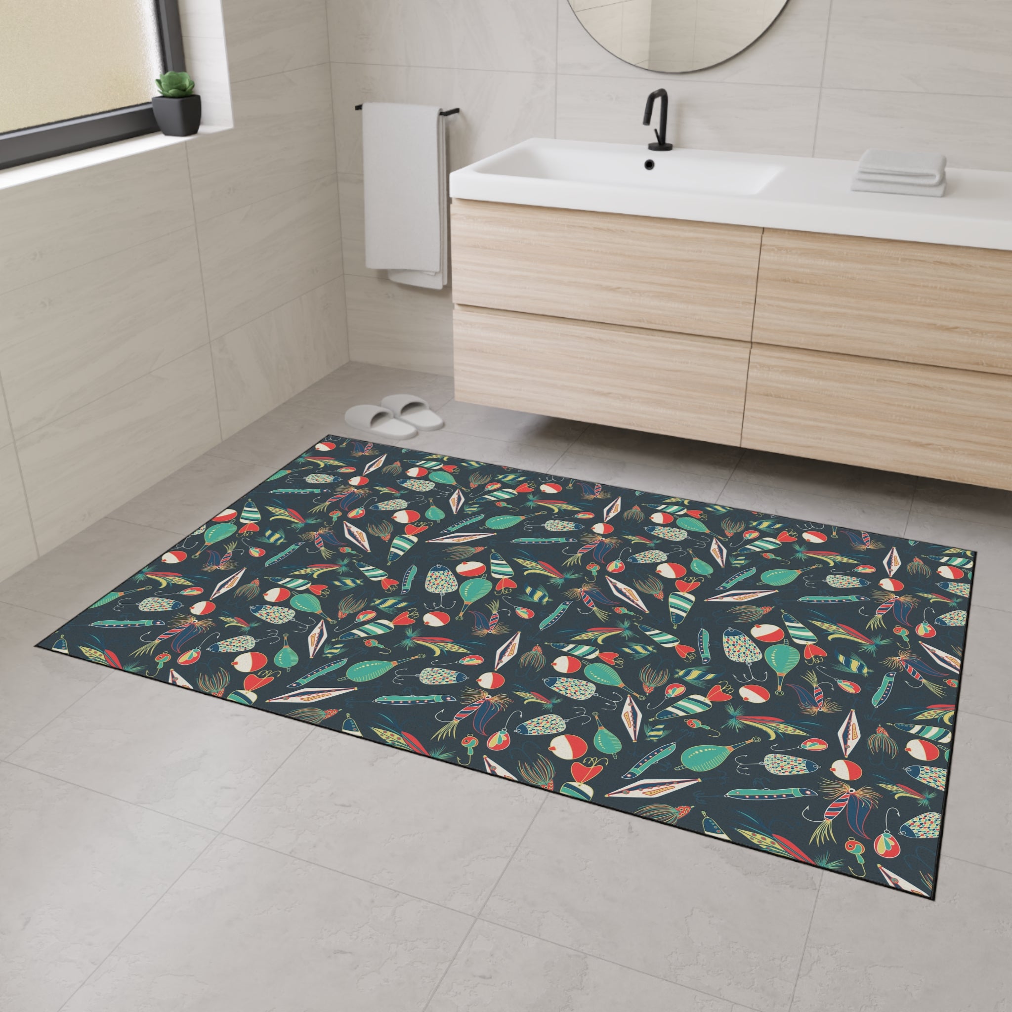 Heavy Duty Floor Mat - Fishing lures