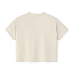 Women's Boxy Tee — Coastal Sunset Circle Graphic Tee