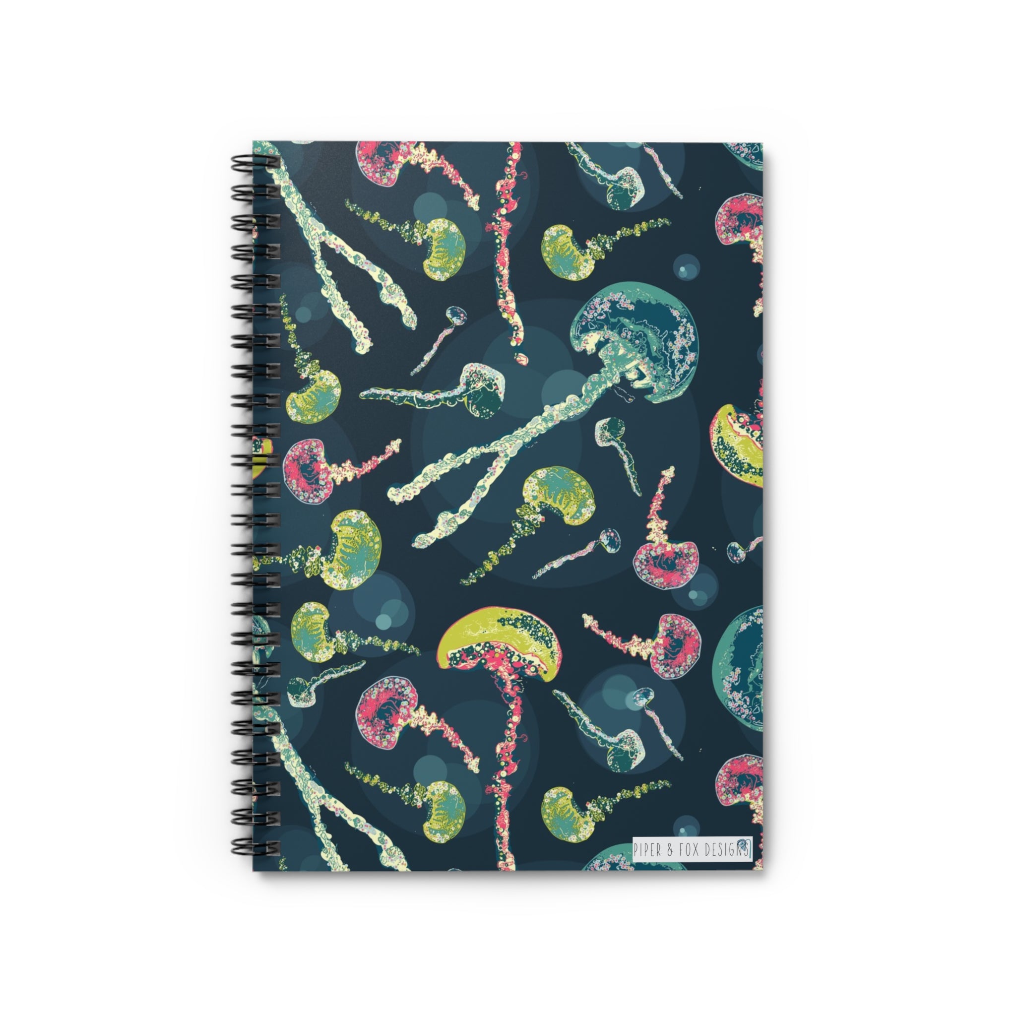 Jellyfish Notebook - Ruled Line
