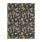 Tumbleweed Texas Velveteen Blanket