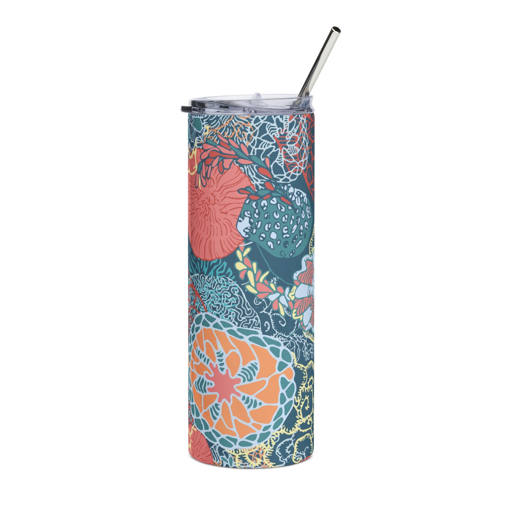 Blue Coral Stainless Steel Tumbler, 20oz