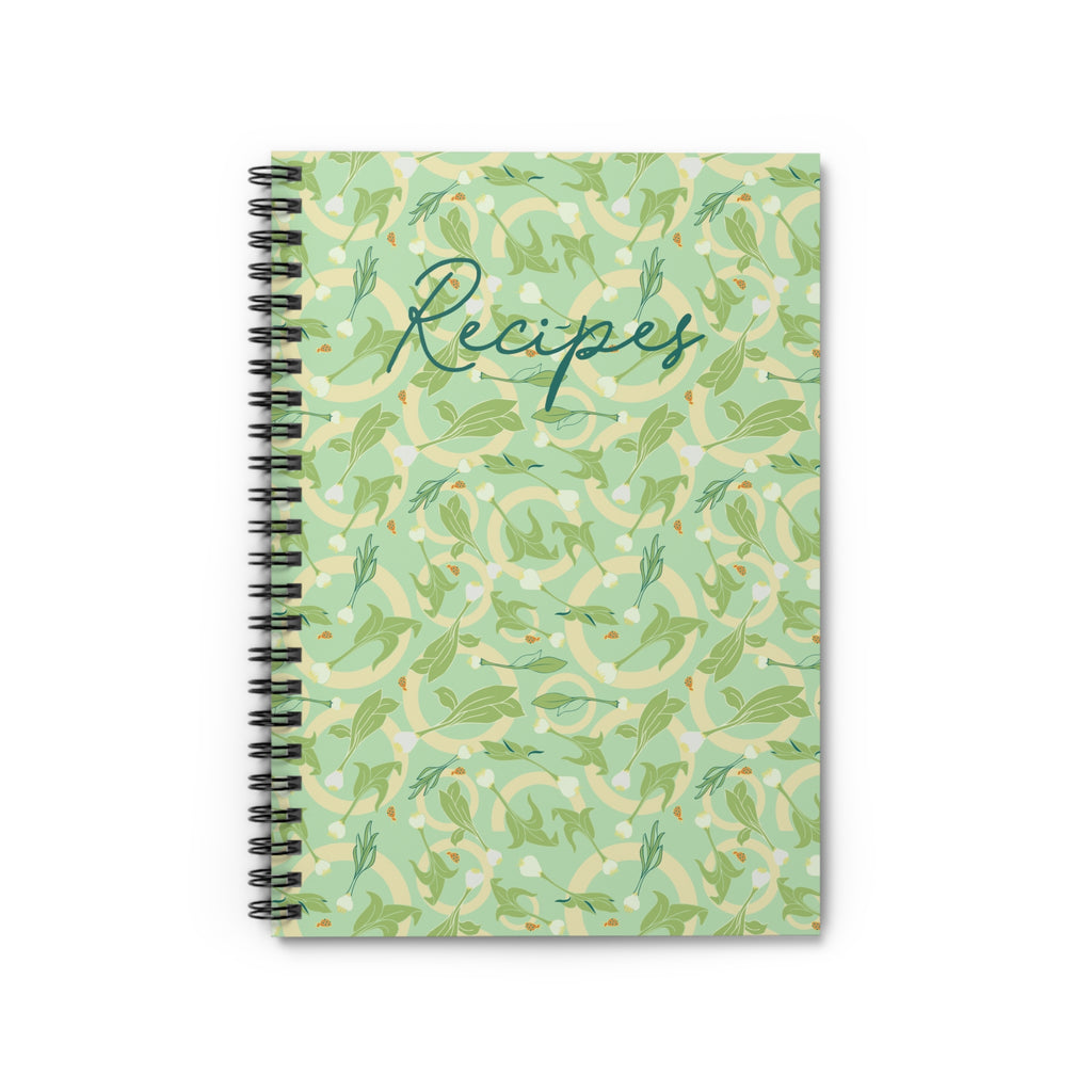 Recipes Spring Bulbs - Lined Notebook