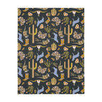 Tumbleweed Texas Velveteen Blanket