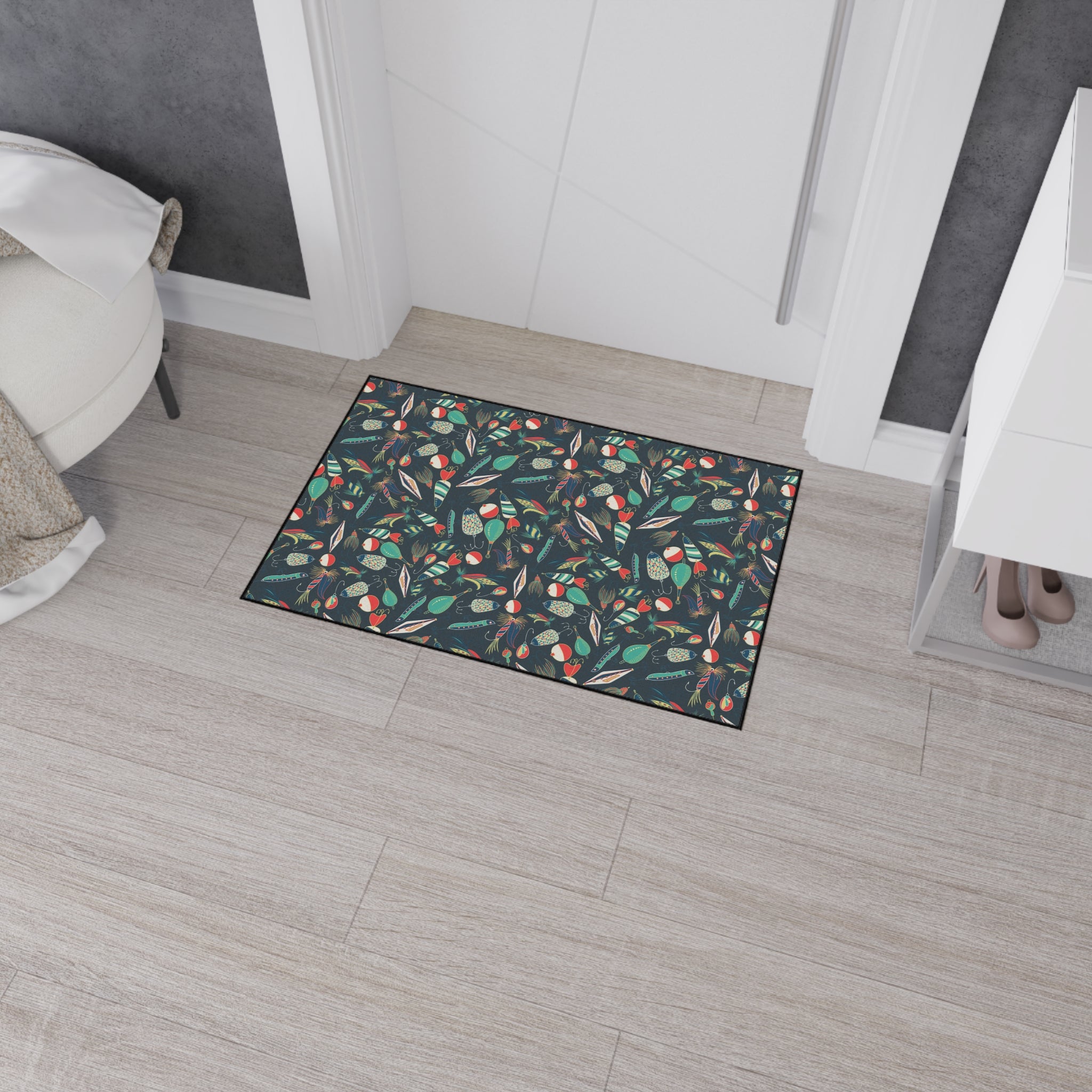 Heavy Duty Floor Mat - Fishing lures