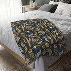 Tumbleweed Texas Velveteen Blanket