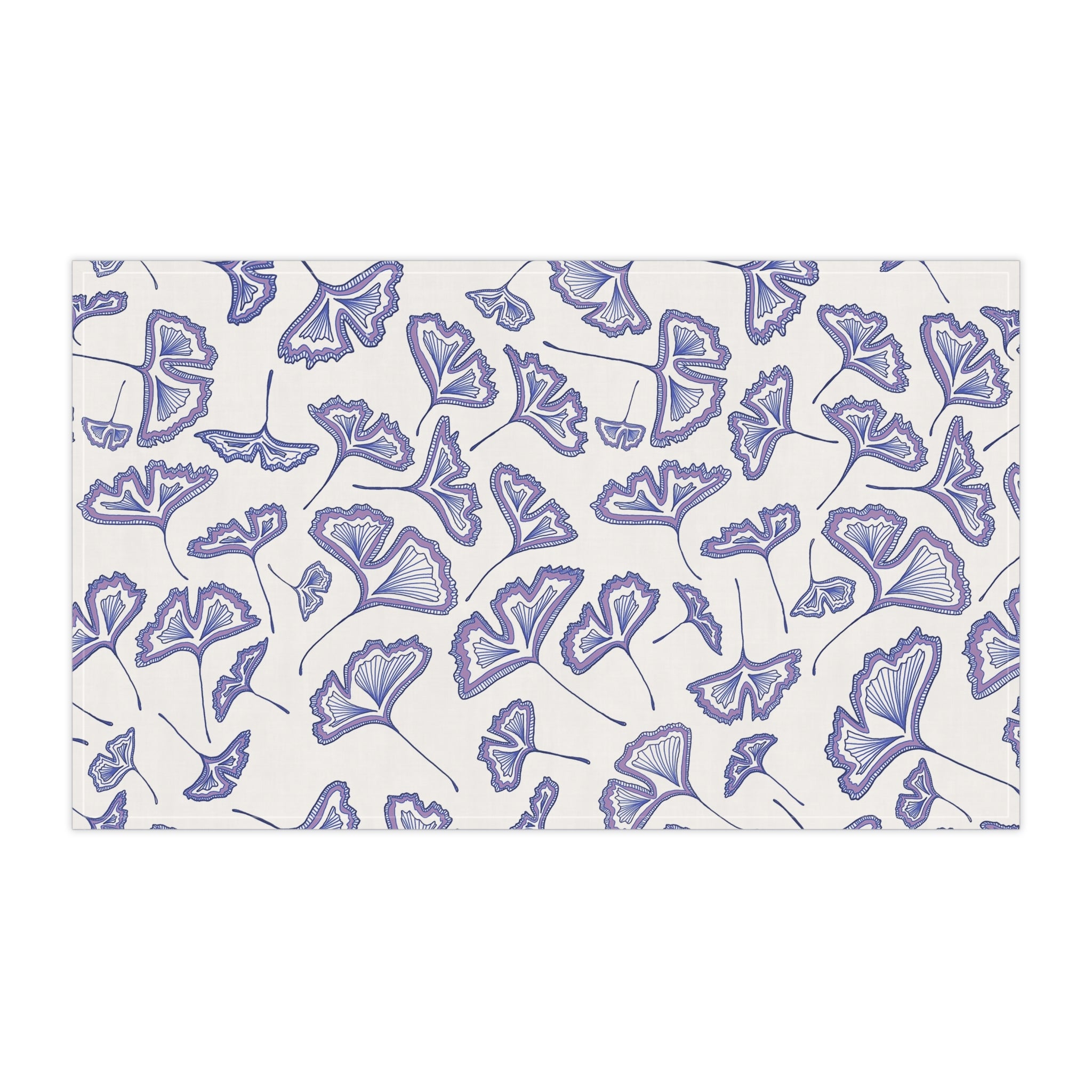 Lavender Gingko Kitchen Tea Towel