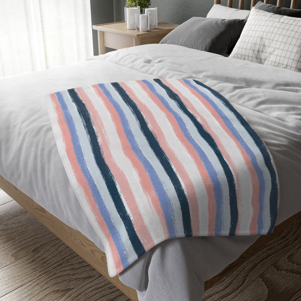 Chinoiserie Velveteen Microfiber Blanket