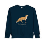 Toddler Sweatshirt — Fire Island NY Fox Graphic Kids Pullover