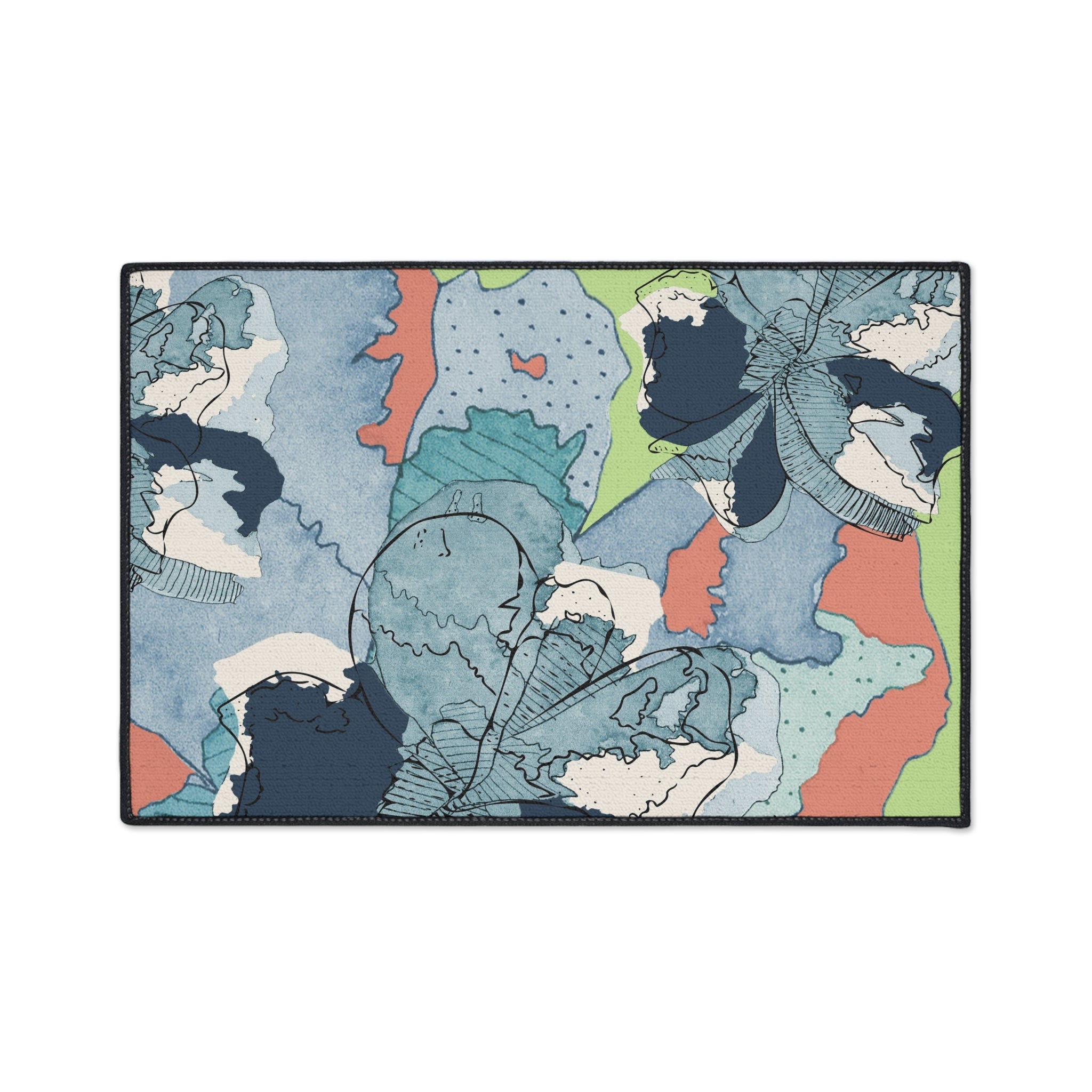 Heavy Duty Floor Mat - Lime Carmine