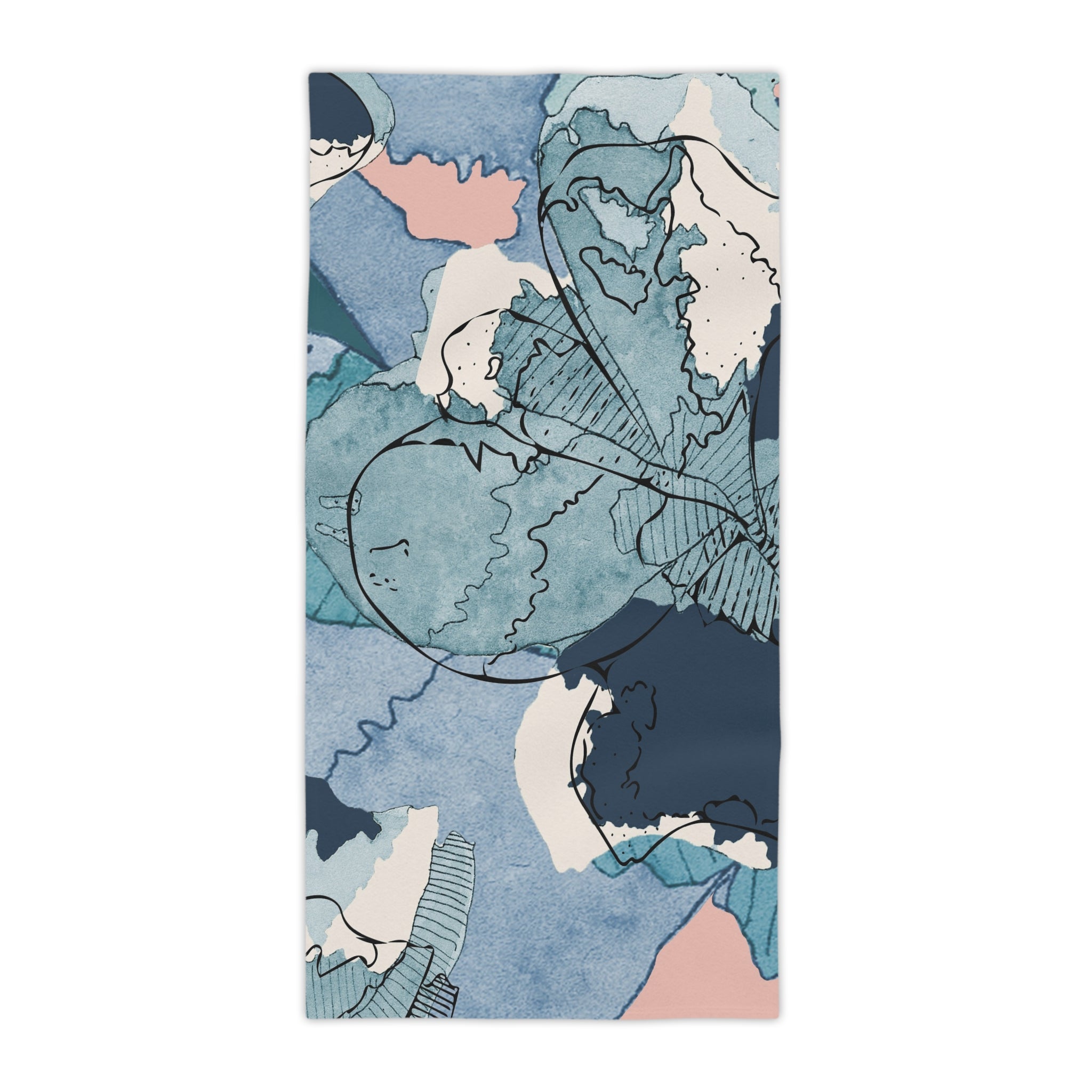 Pink Carmine Beach Towels – Perfect for Summer, Pool Parties, Travel, Beach Days, and Gift Ideas