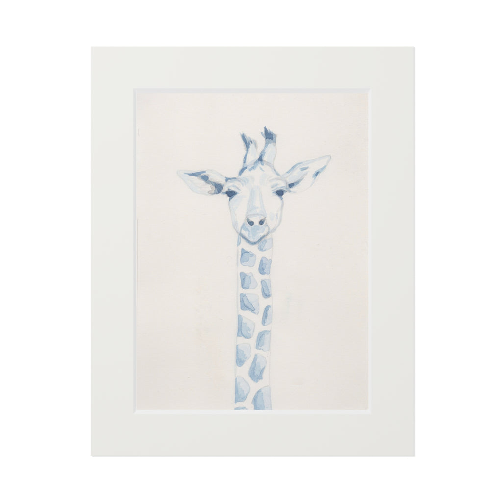 Giraffe Watercolor Art Print