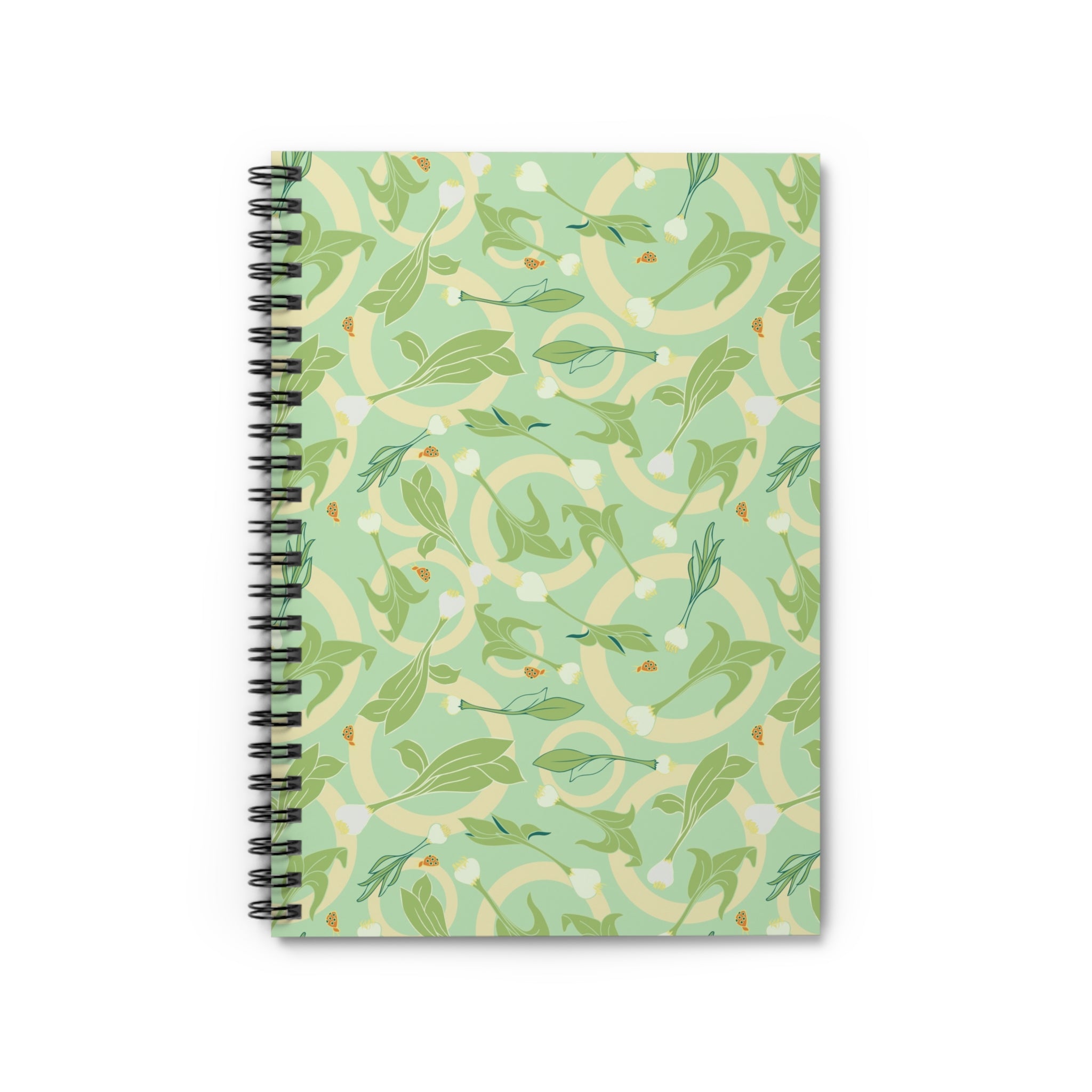 Springtime Bulbs Notebook - Ruled Line