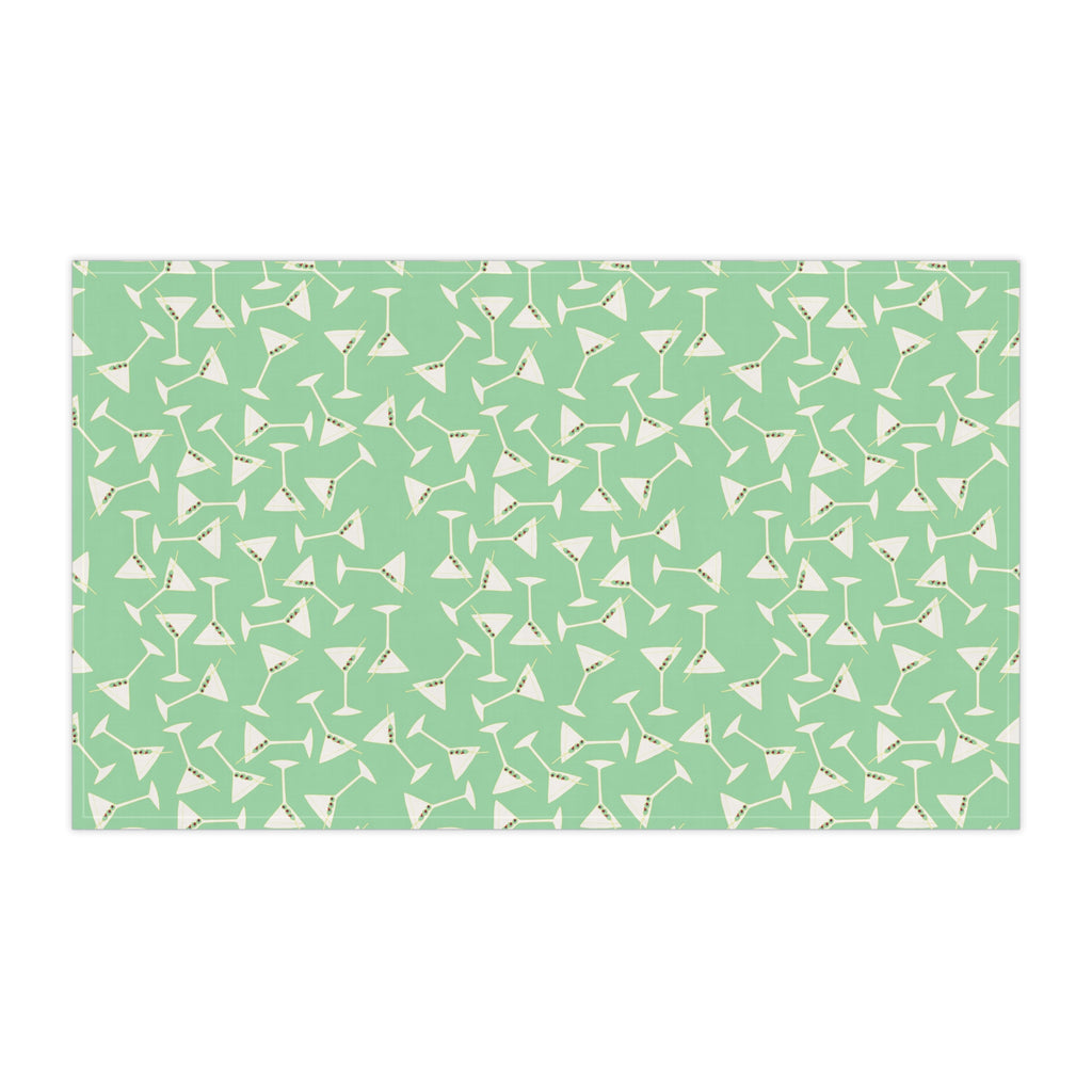 Green - Martini Olives Kitchen Tea Towel