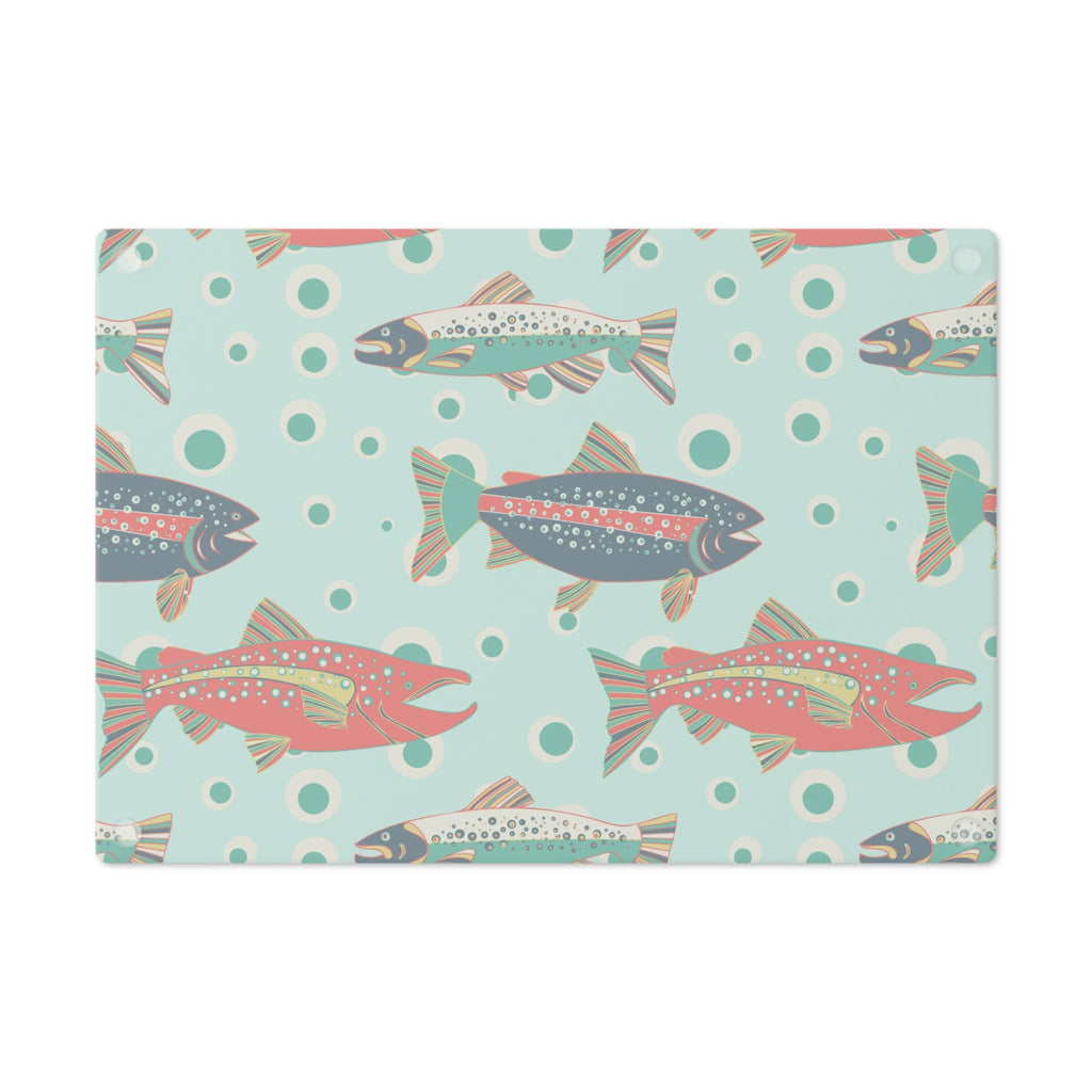 Trout Glass Cutting Board