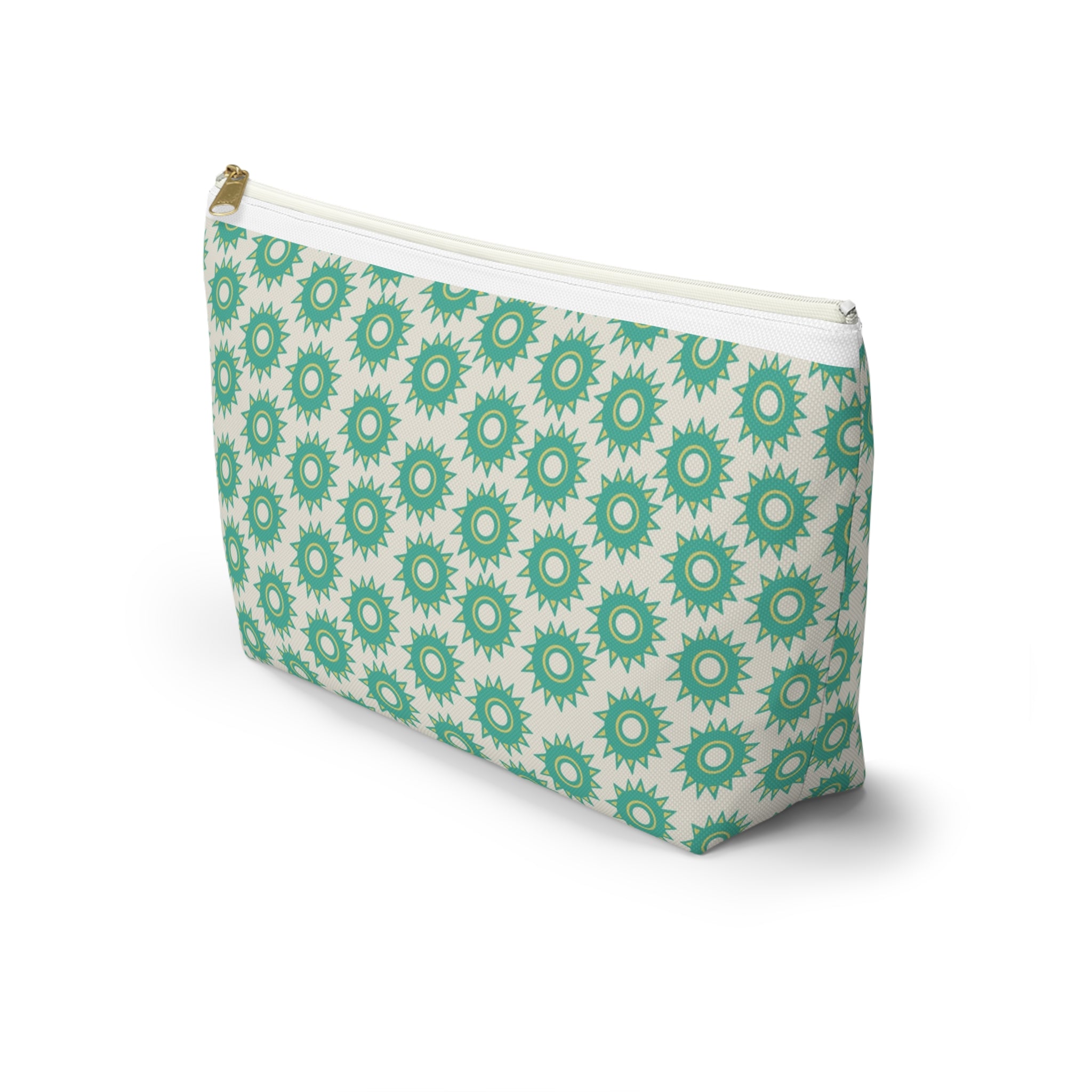 Chic Floral Accessory Pouch for Travel, Makeup Bag, Organizing Pouch, Gift for Her, Spring Decor, Eco-Friendly Design