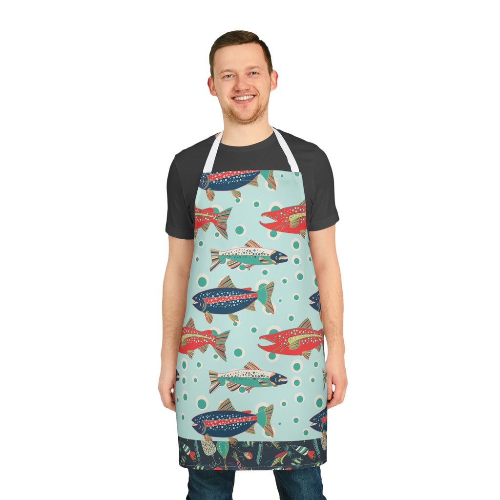 Trout and Lures Apron