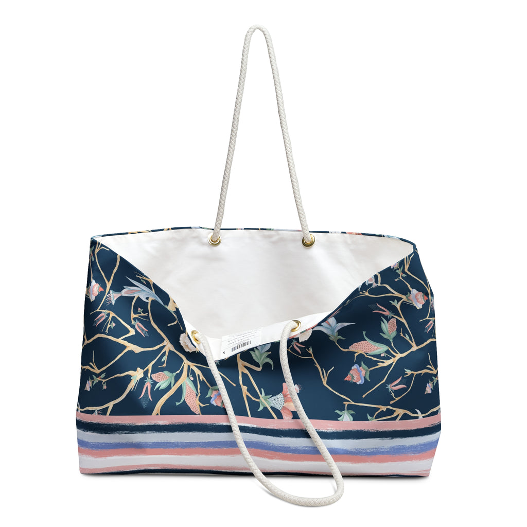 Midnight Chinoiserie- Weekender Bag