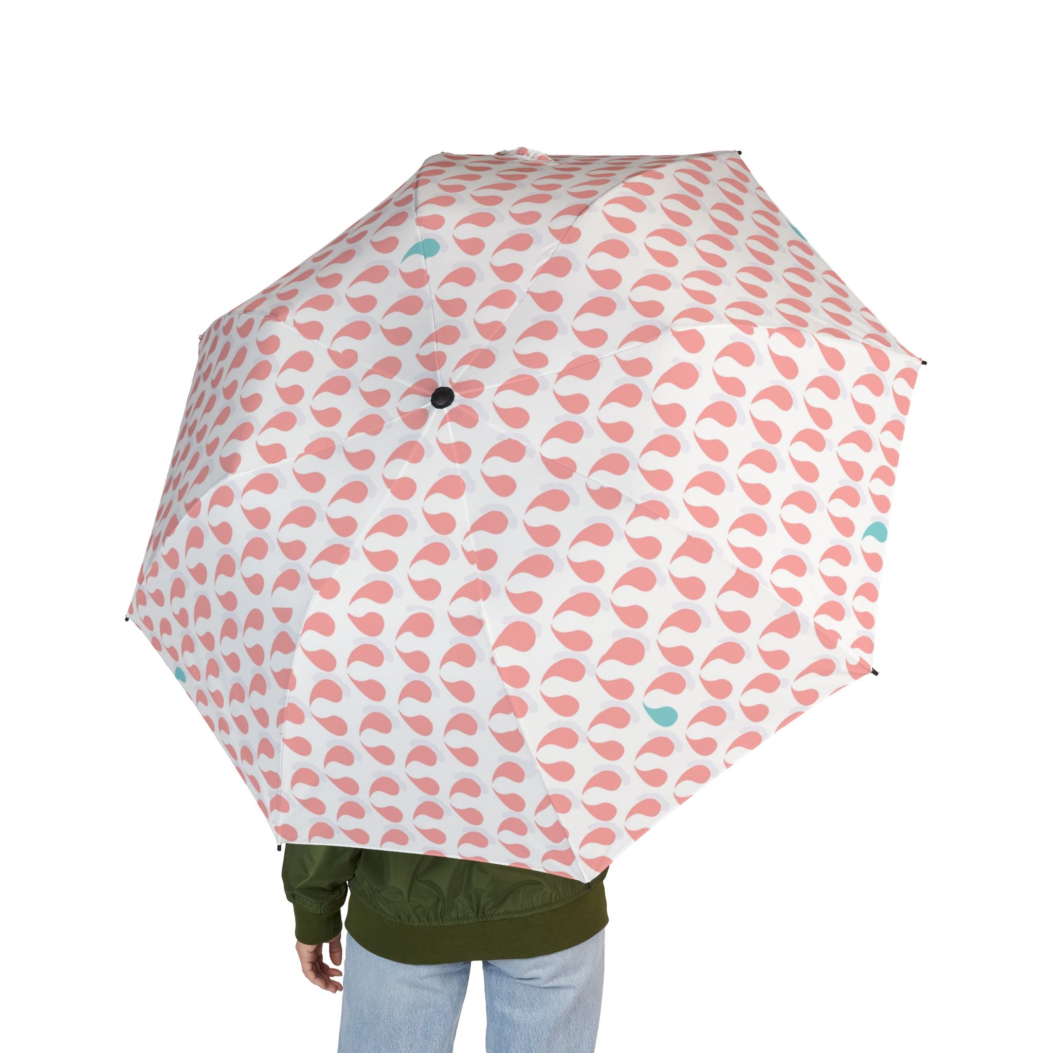 Pink Rain Semi-Automatic Umbrella