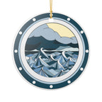 Porthole Ceramic Ornament