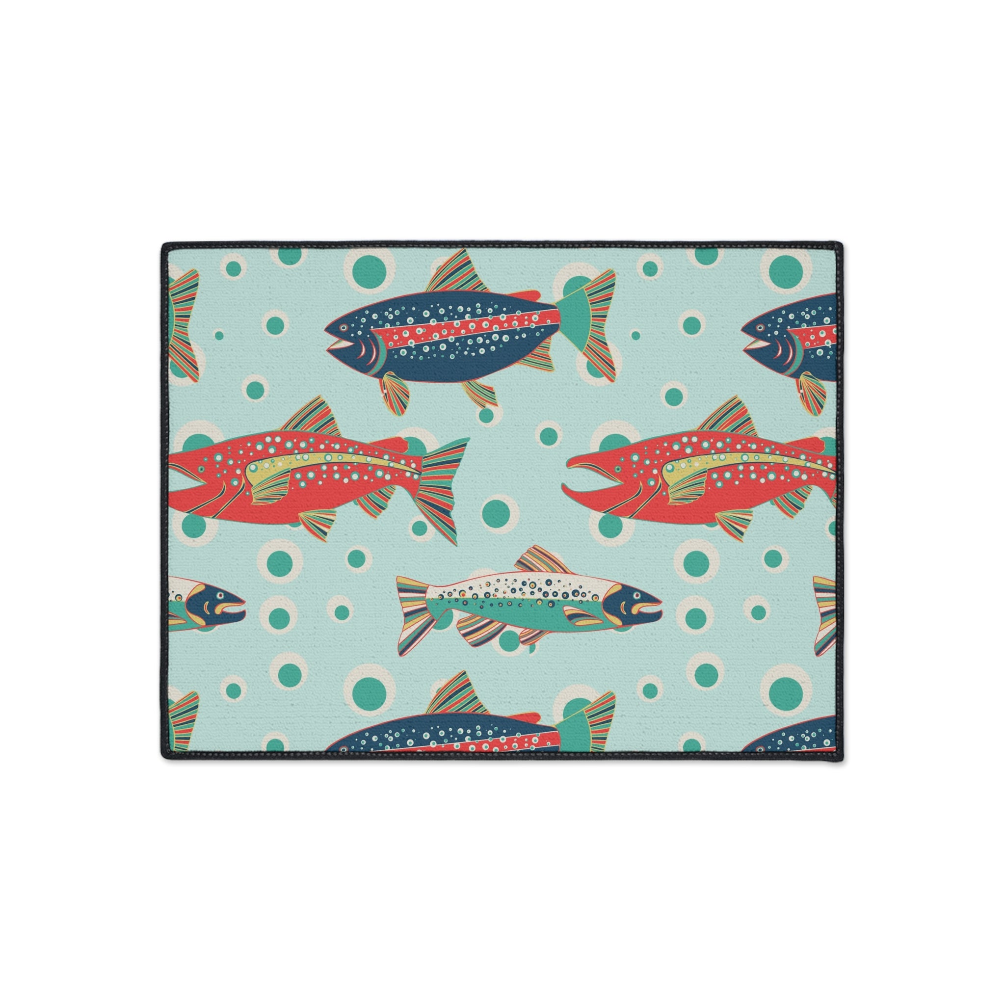 Heavy Duty Floor Mat - Tulip Lake Lodge Trout
