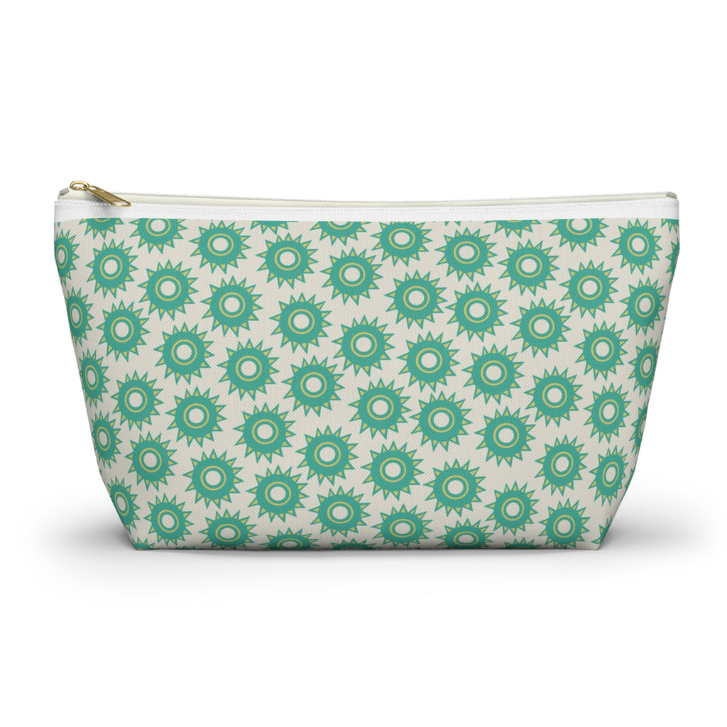 Chic Floral Accessory Pouch for Travel, Makeup Bag, Organizing Pouch, Gift for Her, Spring Decor, Eco-Friendly Design