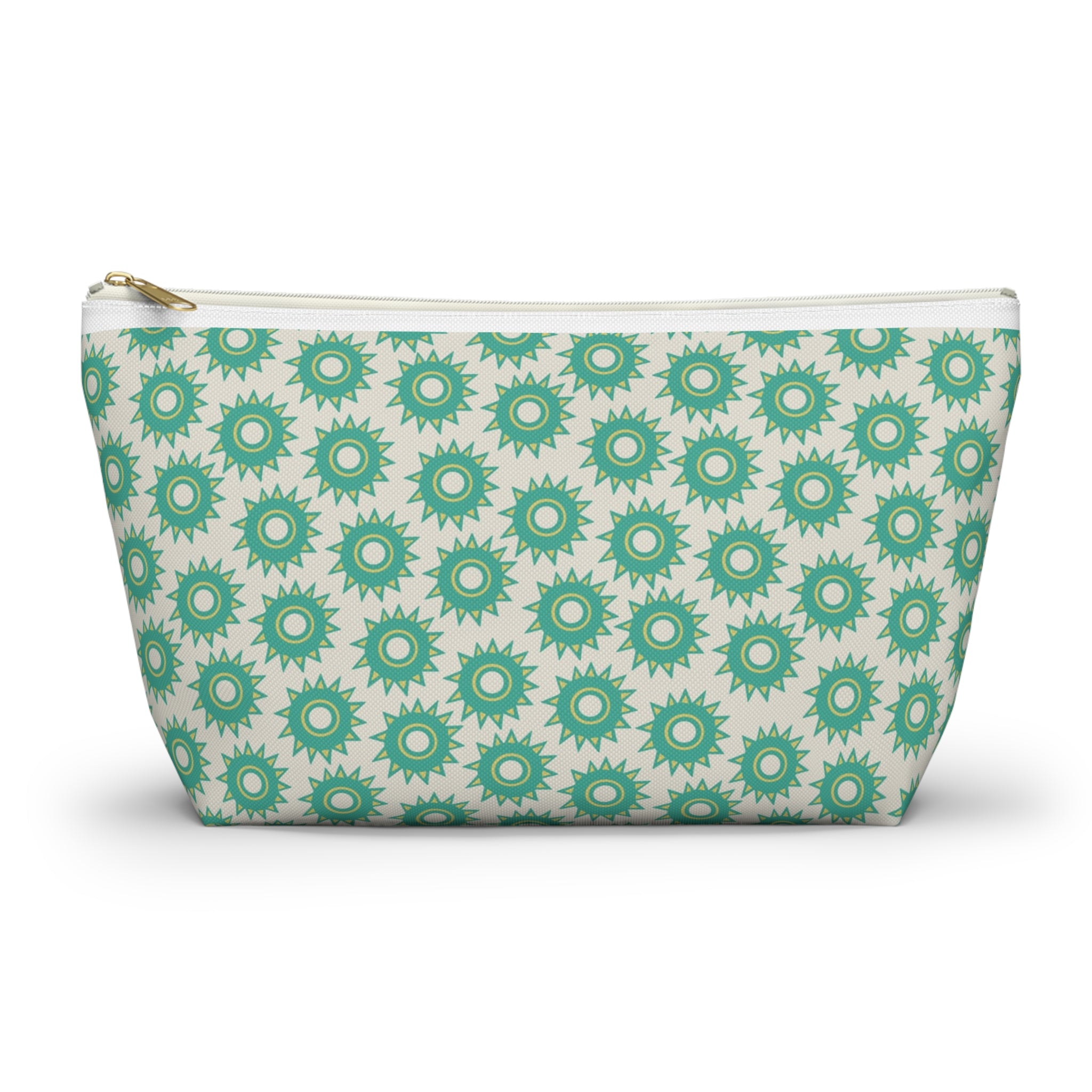 Chic Floral Accessory Pouch for Travel, Makeup Bag, Organizing Pouch, Gift for Her, Spring Decor, Eco-Friendly Design