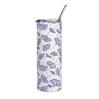 Lavender Gingko Stainless Steel Tumbler, 20oz