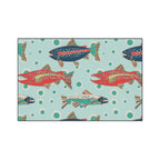 Heavy Duty Floor Mat - Tulip Lake Lodge Trout