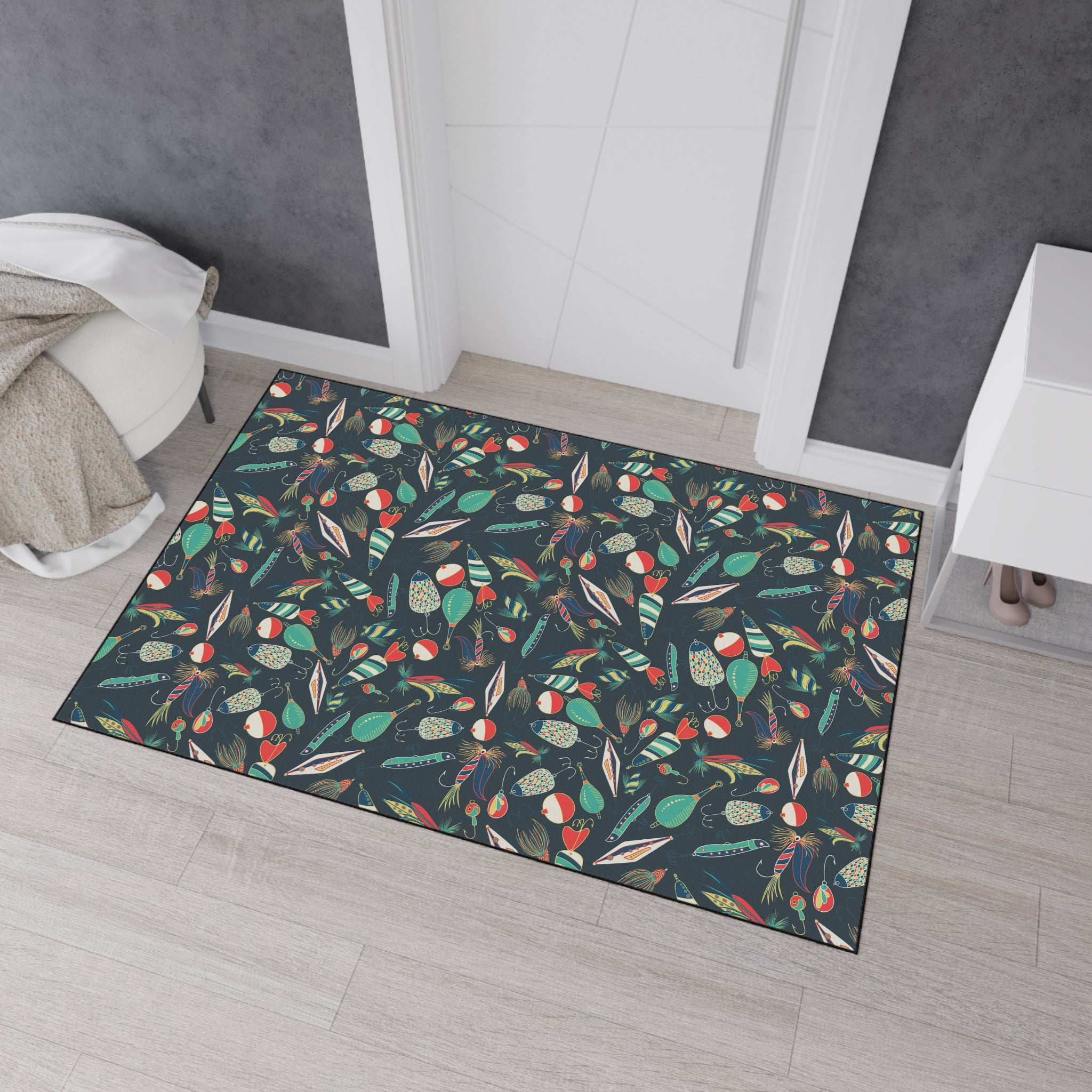 Heavy Duty Floor Mat - Fishing lures