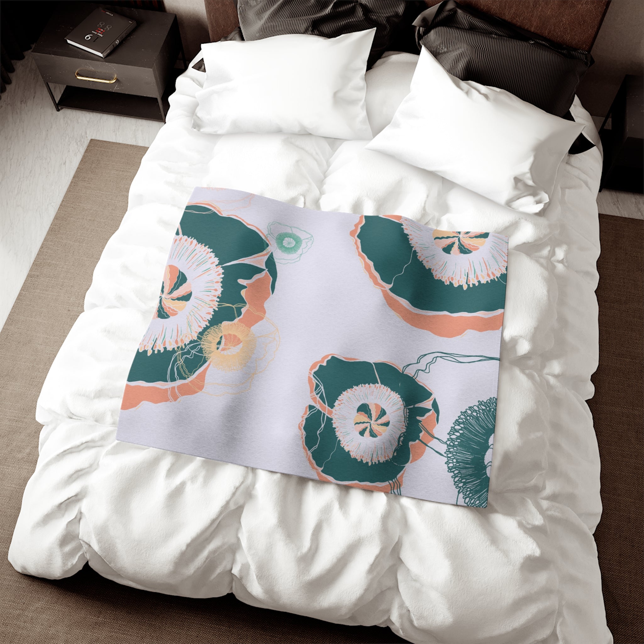 Havana Poppies Sweatshirt Blanket