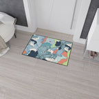 Heavy Duty Floor Mat - Lime Carmine