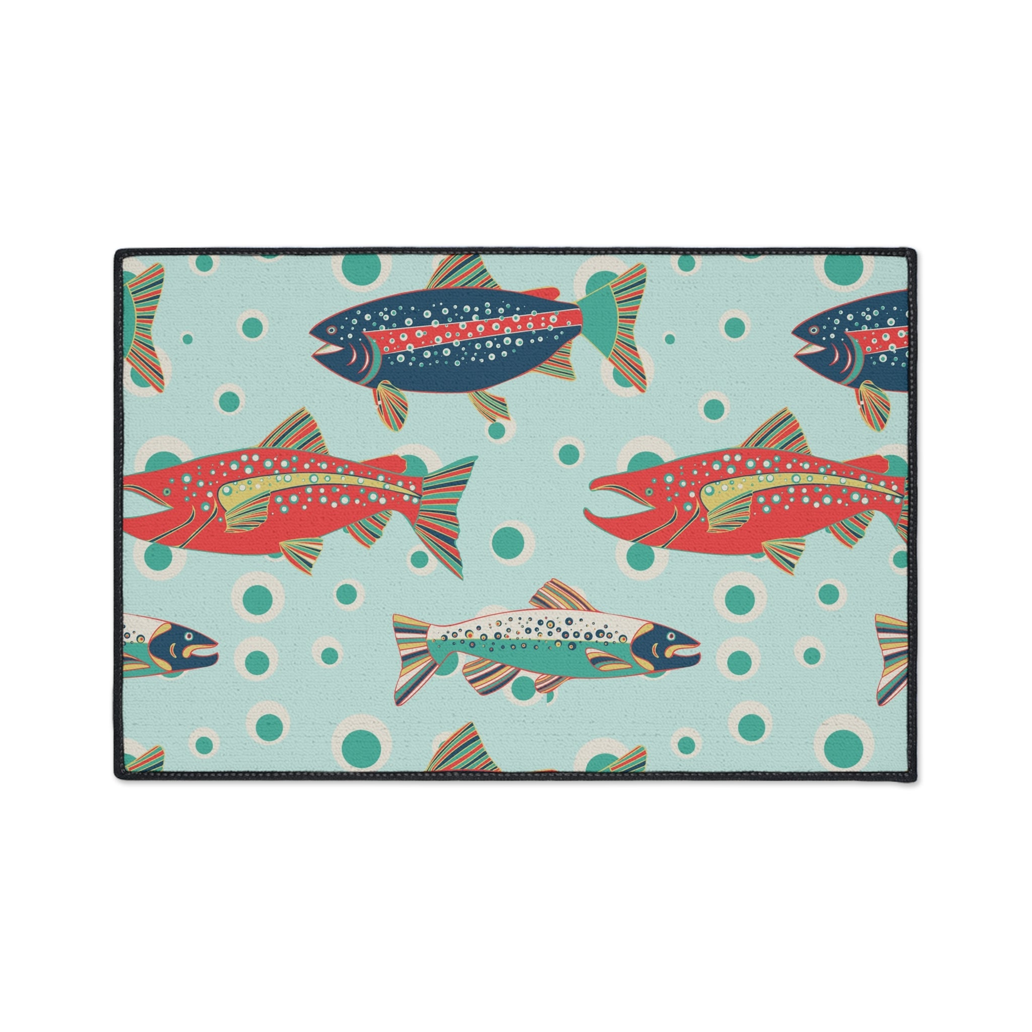 Heavy Duty Floor Mat - Tulip Lake Lodge Trout