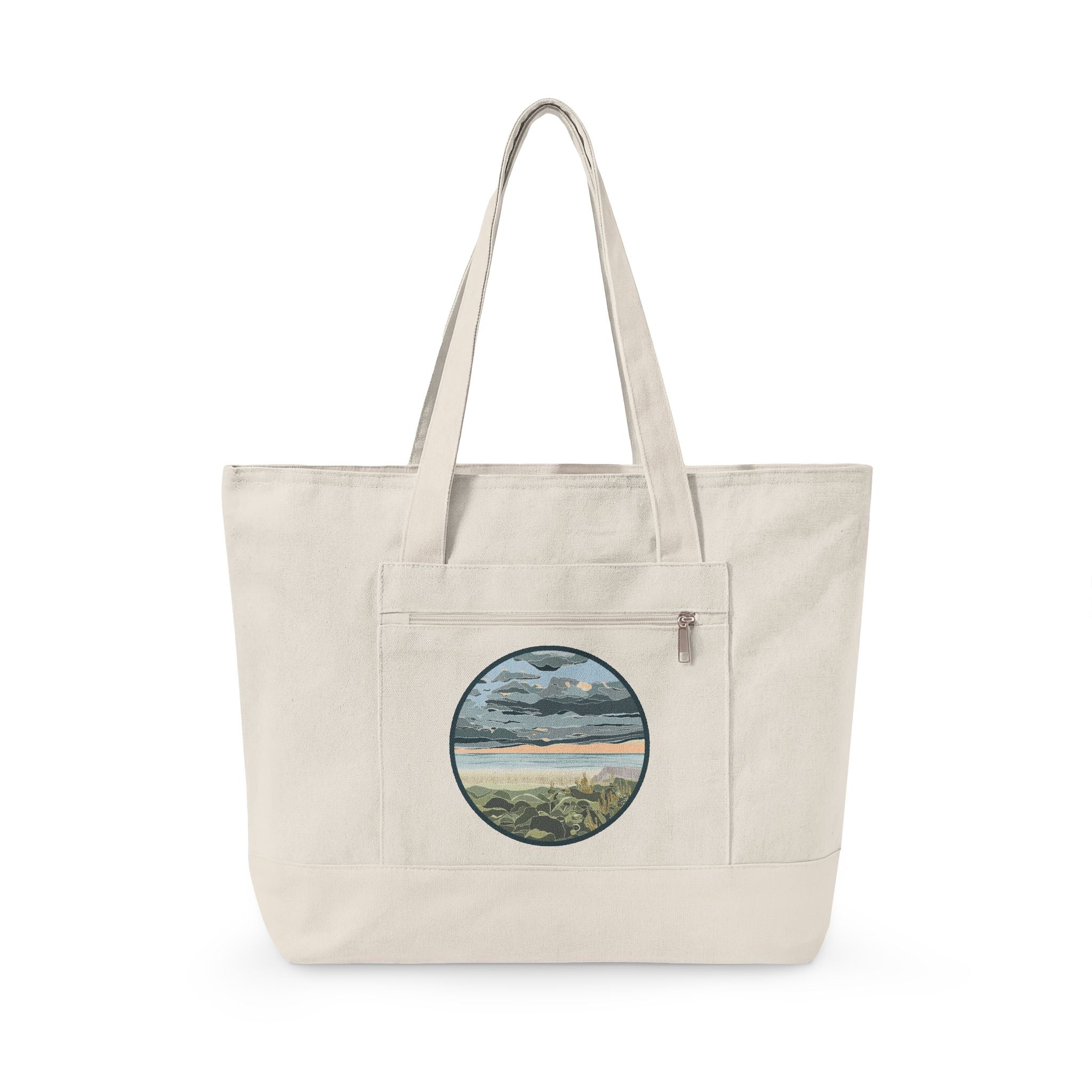 "A Slice if Heaven" Canvas Tote Bag