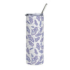 Lavender Gingko Stainless Steel Tumbler, 20oz