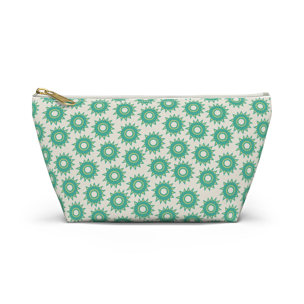 Chic Floral Accessory Pouch for Travel, Makeup Bag, Organizing Pouch, Gift for Her, Spring Decor, Eco-Friendly Design