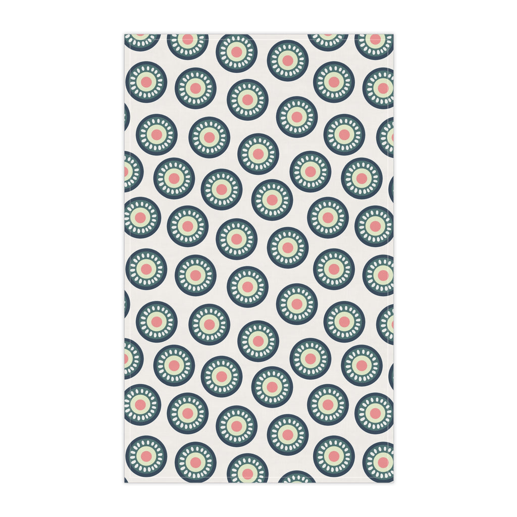 Abstract Dots Kitchen Tea Towel