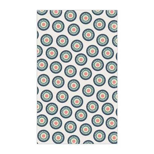 Abstract Dots Kitchen Tea Towel