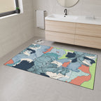 Heavy Duty Floor Mat - Lime Carmine