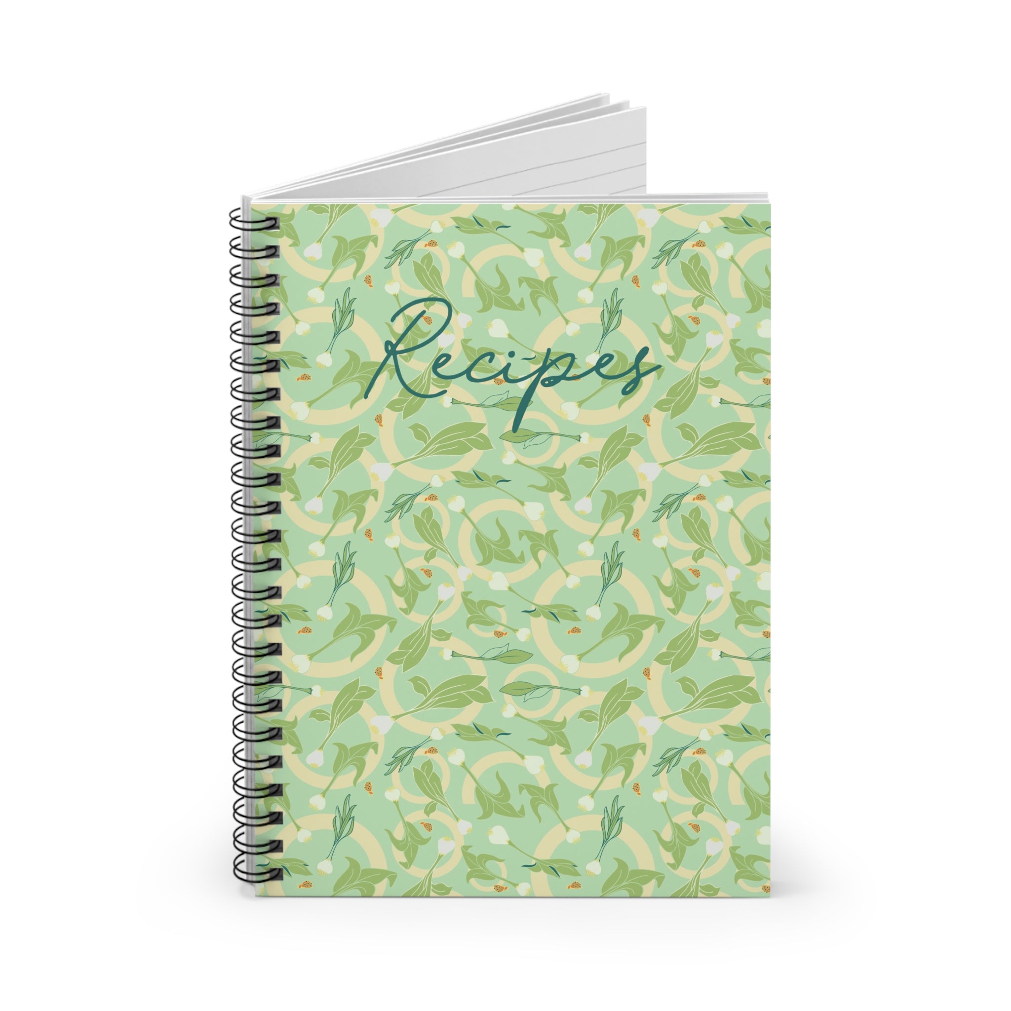 Recipes Spring Bulbs - Lined Notebook