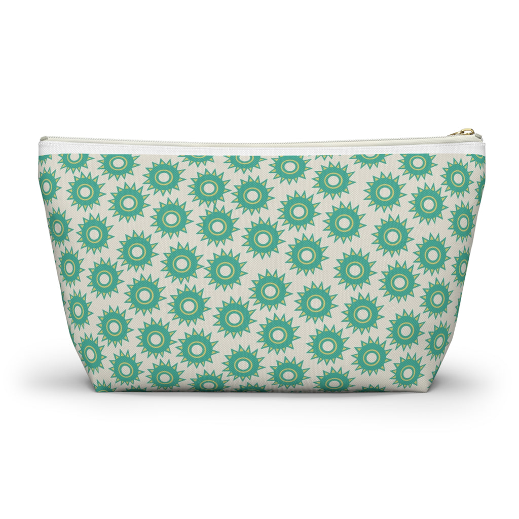 Chic Floral Accessory Pouch for Travel, Makeup Bag, Organizing Pouch, Gift for Her, Spring Decor, Eco-Friendly Design