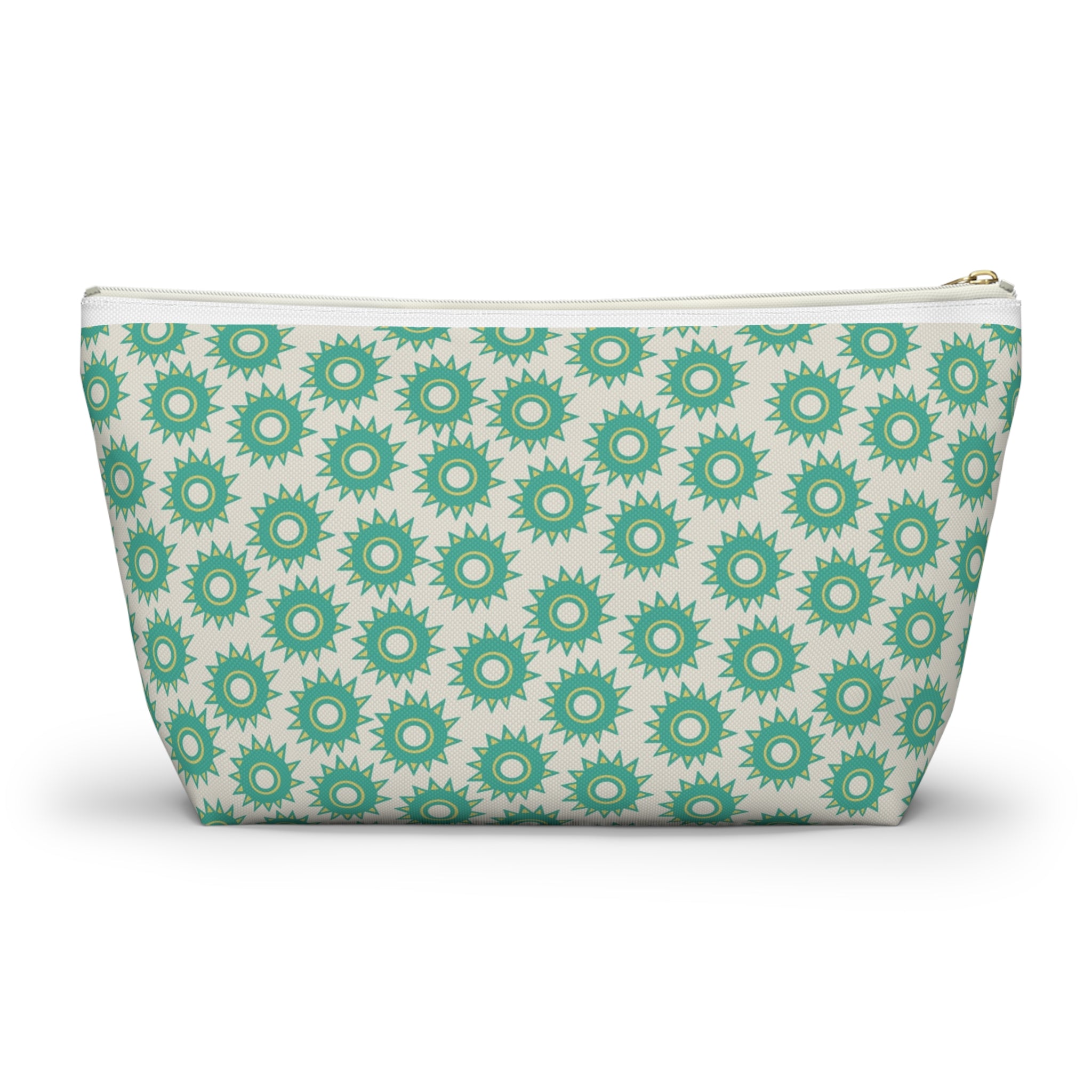 Chic Floral Accessory Pouch for Travel, Makeup Bag, Organizing Pouch, Gift for Her, Spring Decor, Eco-Friendly Design
