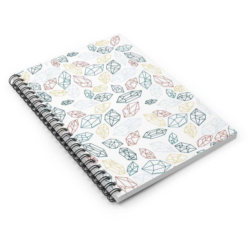 Treasured Gems Notebook - Rule Lined