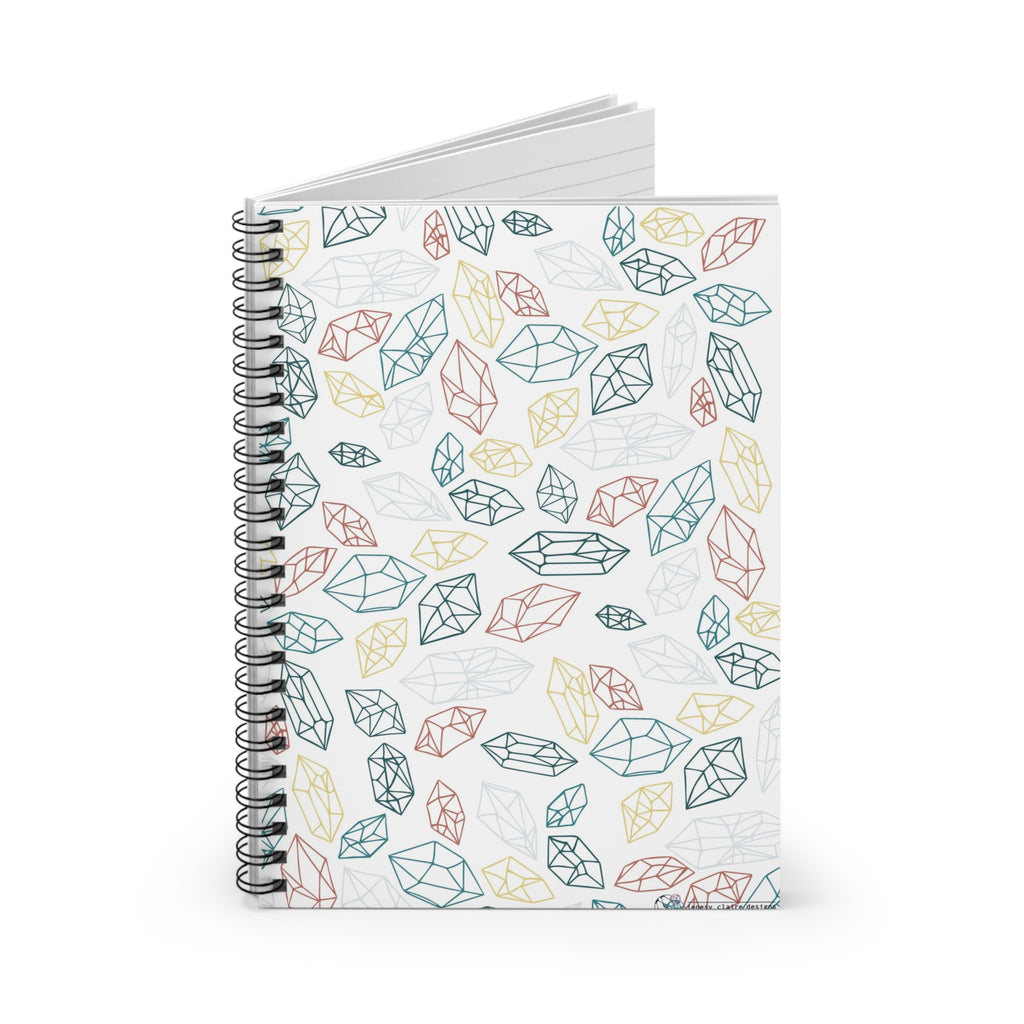 Treasured Gems Notebook - Rule Lined