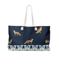 The Fox's Houndstooth Weekender Bag